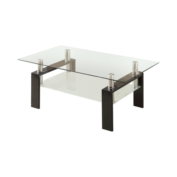 G702288 Occasional Contemporary Black Coffee Table - Premium Coffee Table from Coaster Z2 Standard - Just $190! Shop now at Furniture Wholesale Plus  We are the best furniture store in Nashville, Hendersonville, Goodlettsville, Madison, Antioch, Mount Juliet, Lebanon, Gallatin, Springfield, Murfreesboro, Franklin, Brentwood