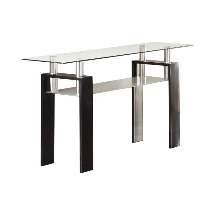 G702288 Occasional Contemporary Black Sofa Table - Premium Sofa Table from Coaster Z2 Standard - Just $198! Shop now at Furniture Wholesale Plus  We are the best furniture store in Nashville, Hendersonville, Goodlettsville, Madison, Antioch, Mount Juliet, Lebanon, Gallatin, Springfield, Murfreesboro, Franklin, Brentwood