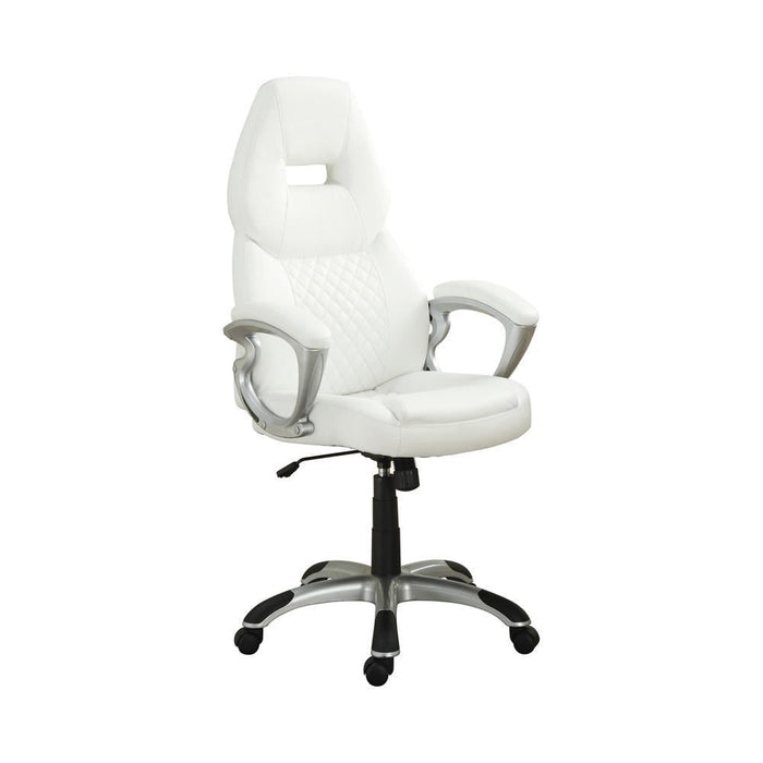 G800150 Contemporary White Office Chair - Premium Office Chair from Coaster Z2 Standard - Just $250! Shop now at Furniture Wholesale Plus  We are the best furniture store in Nashville, Hendersonville, Goodlettsville, Madison, Antioch, Mount Juliet, Lebanon, Gallatin, Springfield, Murfreesboro, Franklin, Brentwood