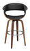 G100205 Contemporary Walnut and Black Bar Stool - Premium Swivel Bar Stool from Coaster Z2 Standard - Just $202! Shop now at Furniture Wholesale Plus  We are the best furniture store in Nashville, Hendersonville, Goodlettsville, Madison, Antioch, Mount Juliet, Lebanon, Gallatin, Springfield, Murfreesboro, Franklin, Brentwood