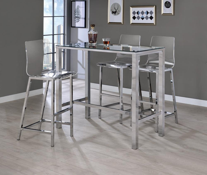 G100295 Contemporary Clear Acrylic Bar Stool - Premium Barstool from Coaster Z2 Standard - Just $222! Shop now at Furniture Wholesale Plus  We are the best furniture store in Nashville, Hendersonville, Goodlettsville, Madison, Antioch, Mount Juliet, Lebanon, Gallatin, Springfield, Murfreesboro, Franklin, Brentwood