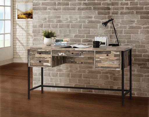 G801235 Industrial Salvaged Cabin Writing Desk - Premium Desk from Coaster Z2 Standard - Just $310! Shop now at Furniture Wholesale Plus  We are the best furniture store in Nashville, Hendersonville, Goodlettsville, Madison, Antioch, Mount Juliet, Lebanon, Gallatin, Springfield, Murfreesboro, Franklin, Brentwood