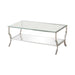G720338 Contemporary Chrome Coffee Table - Premium Coffee Table from Coaster Z2 Standard - Just $258! Shop now at Furniture Wholesale Plus  We are the best furniture store in Nashville, Hendersonville, Goodlettsville, Madison, Antioch, Mount Juliet, Lebanon, Gallatin, Springfield, Murfreesboro, Franklin, Brentwood