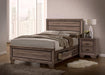 G204193 Kauffman Transitional Washed Taupe Eastern King Bed - Premium Eastern King Bed from Coaster Z2 Standard - Just $758! Shop now at Furniture Wholesale Plus  We are the best furniture store in Nashville, Hendersonville, Goodlettsville, Madison, Antioch, Mount Juliet, Lebanon, Gallatin, Springfield, Murfreesboro, Franklin, Brentwood