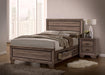 Kauffman Transitional Washed Taupe California King Bed - Premium Bed from Coaster Z2 Standard - Just $438! Shop now at Furniture Wholesale Plus  We are the best furniture store in Nashville, Hendersonville, Goodlettsville, Madison, Antioch, Mount Juliet, Lebanon, Gallatin, Springfield, Murfreesboro, Franklin, Brentwood