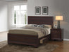 G204393 Fenbrook Transitional Dark Cocoa Eastern King Bed - Premium Eastern King Bed from Coaster Z2 Standard - Just $758! Shop now at Furniture Wholesale Plus  We are the best furniture store in Nashville, Hendersonville, Goodlettsville, Madison, Antioch, Mount Juliet, Lebanon, Gallatin, Springfield, Murfreesboro, Franklin, Brentwood