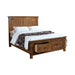 Brenner Rustic Honey California King Bed - Premium Bed from Coaster Z2 Standard - Just $538! Shop now at Furniture Wholesale Plus  We are the best furniture store in Nashville, Hendersonville, Goodlettsville, Madison, Antioch, Mount Juliet, Lebanon, Gallatin, Springfield, Murfreesboro, Franklin, Brentwood