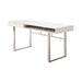 G800897 Contemporary White Writing Desk - Premium Desk from Coaster Z2 Standard - Just $478! Shop now at Furniture Wholesale Plus  We are the best furniture store in Nashville, Hendersonville, Goodlettsville, Madison, Antioch, Mount Juliet, Lebanon, Gallatin, Springfield, Murfreesboro, Franklin, Brentwood