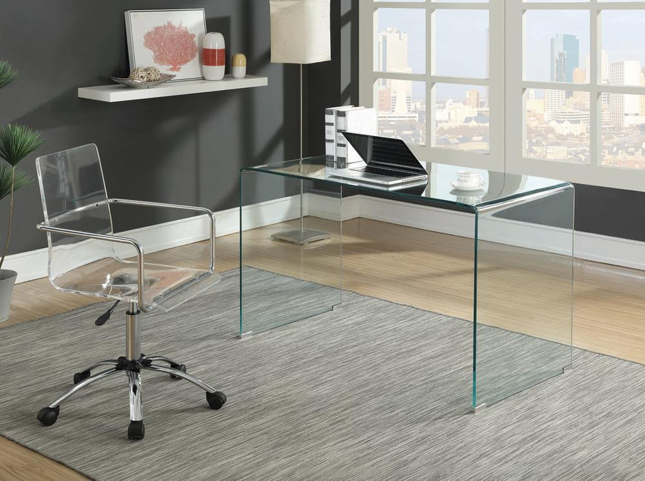 G801436 Contemporary Clear Acrylic Office Chair - Premium Office Chair from Coaster Z2 Standard - Just $310! Shop now at Furniture Wholesale Plus  We are the best furniture store in Nashville, Hendersonville, Goodlettsville, Madison, Antioch, Mount Juliet, Lebanon, Gallatin, Springfield, Murfreesboro, Franklin, Brentwood