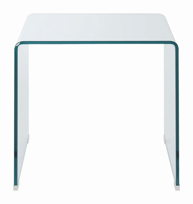 G705328 Contemporary Clear End Table - Premium End Table from Coaster Z2 Standard - Just $218! Shop now at Furniture Wholesale Plus  We are the best furniture store in Nashville, Hendersonville, Goodlettsville, Madison, Antioch, Mount Juliet, Lebanon, Gallatin, Springfield, Murfreesboro, Franklin, Brentwood