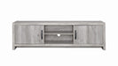 G701025 Modern Grey Driftwood TV Console - Premium TV Stand from Coaster Z2 Standard - Just $238! Shop now at Furniture Wholesale Plus  We are the best furniture store in Nashville, Hendersonville, Goodlettsville, Madison, Antioch, Mount Juliet, Lebanon, Gallatin, Springfield, Murfreesboro, Franklin, Brentwood