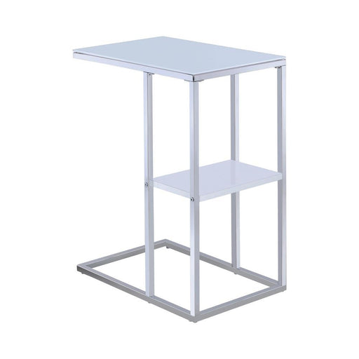 G904018 Contemporary Chrome Snack Table - Premium Snack Table from Coaster Z2 Standard - Just $62! Shop now at Furniture Wholesale Plus  We are the best furniture store in Nashville, Hendersonville, Goodlettsville, Madison, Antioch, Mount Juliet, Lebanon, Gallatin, Springfield, Murfreesboro, Franklin, Brentwood