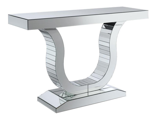G930010 Contemporary Mirrored Console Table - Premium Console Table from Coaster Z2 Standard - Just $558! Shop now at Furniture Wholesale Plus  We are the best furniture store in Nashville, Hendersonville, Goodlettsville, Madison, Antioch, Mount Juliet, Lebanon, Gallatin, Springfield, Murfreesboro, Franklin, Brentwood