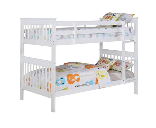 G460244N Twin / Twin Bunk Bed - Premium Bunk Bed from Coaster Z2 Standard - Just $510! Shop now at Furniture Wholesale Plus  We are the best furniture store in Nashville, Hendersonville, Goodlettsville, Madison, Antioch, Mount Juliet, Lebanon, Gallatin, Springfield, Murfreesboro, Franklin, Brentwood