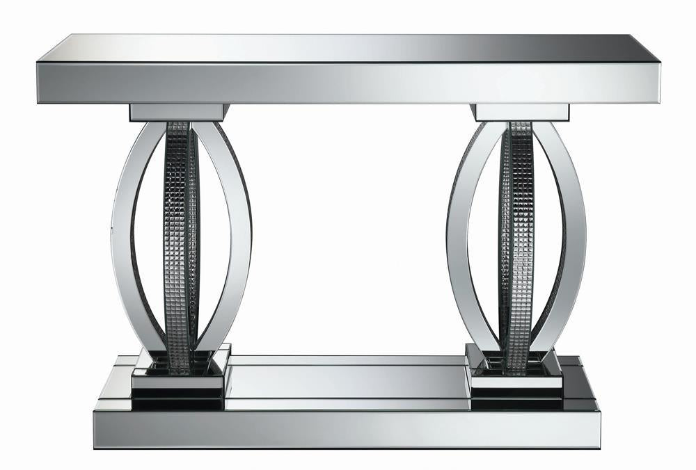 G722519 Contemporary Silver Sofa Table - Premium Sofa Table from Coaster Z2 Standard - Just $690! Shop now at Furniture Wholesale Plus  We are the best furniture store in Nashville, Hendersonville, Goodlettsville, Madison, Antioch, Mount Juliet, Lebanon, Gallatin, Springfield, Murfreesboro, Franklin, Brentwood