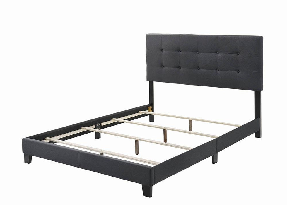 Mapes Tufted Upholstered Eastern King Bed Charcoal - Premium Bed from Coaster Z2 Standard - Just $230! Shop now at Furniture Wholesale Plus  We are the best furniture store in Nashville, Hendersonville, Goodlettsville, Madison, Antioch, Mount Juliet, Lebanon, Gallatin, Springfield, Murfreesboro, Franklin, Brentwood