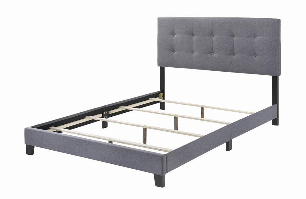 Mapes Tufted Upholstered Queen Bed Grey - Premium Bed from Coaster Z2 Standard - Just $190! Shop now at Furniture Wholesale Plus  We are the best furniture store in Nashville, Hendersonville, Goodlettsville, Madison, Antioch, Mount Juliet, Lebanon, Gallatin, Springfield, Murfreesboro, Franklin, Brentwood