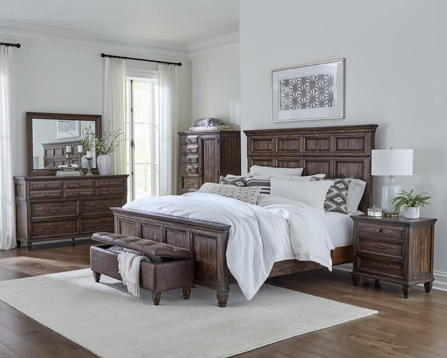 Avenue Eastern King Panel Bed Weathered Burnished Brown - Premium Bed from Coaster Z2 Standard - Just $1098! Shop now at Furniture Wholesale Plus  We are the best furniture store in Nashville, Hendersonville, Goodlettsville, Madison, Antioch, Mount Juliet, Lebanon, Gallatin, Springfield, Murfreesboro, Franklin, Brentwood