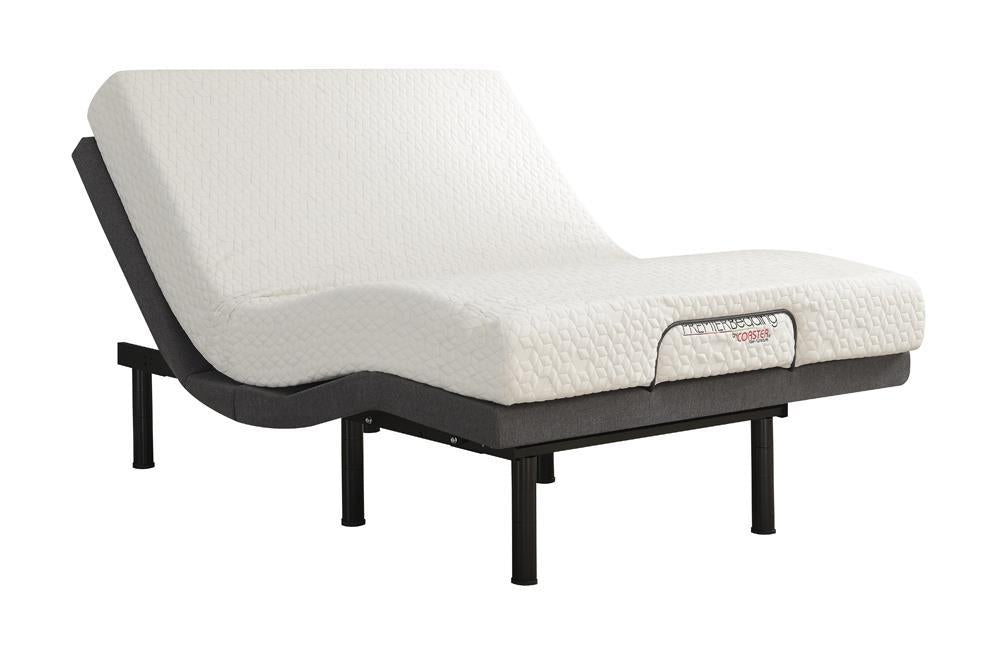 Clara Full Adjustable Bed Base Grey and Black - Premium Adjustable Base from Coaster Z2 Standard - Just $830! Shop now at Furniture Wholesale Plus  We are the best furniture store in Nashville, Hendersonville, Goodlettsville, Madison, Antioch, Mount Juliet, Lebanon, Gallatin, Springfield, Murfreesboro, Franklin, Brentwood