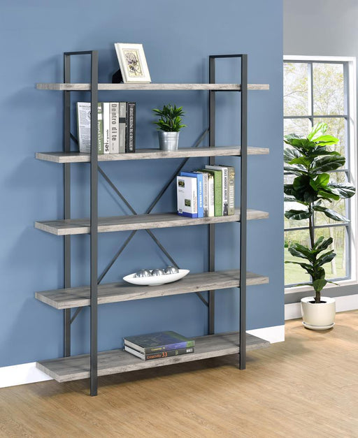 G805817 5 Shelf Bookcase - Premium Bookcase from Coaster Z2 Standard - Just $218! Shop now at Furniture Wholesale Plus  We are the best furniture store in Nashville, Hendersonville, Goodlettsville, Madison, Antioch, Mount Juliet, Lebanon, Gallatin, Springfield, Murfreesboro, Franklin, Brentwood