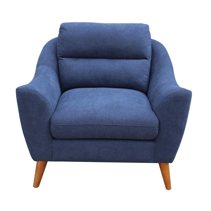 Gano Sloped Arm Upholstered Chair Navy Blue - Premium Chair from Coaster Z2 Standard - Just $520! Shop now at Furniture Wholesale Plus  We are the best furniture store in Nashville, Hendersonville, Goodlettsville, Madison, Antioch, Mount Juliet, Lebanon, Gallatin, Springfield, Murfreesboro, Franklin, Brentwood