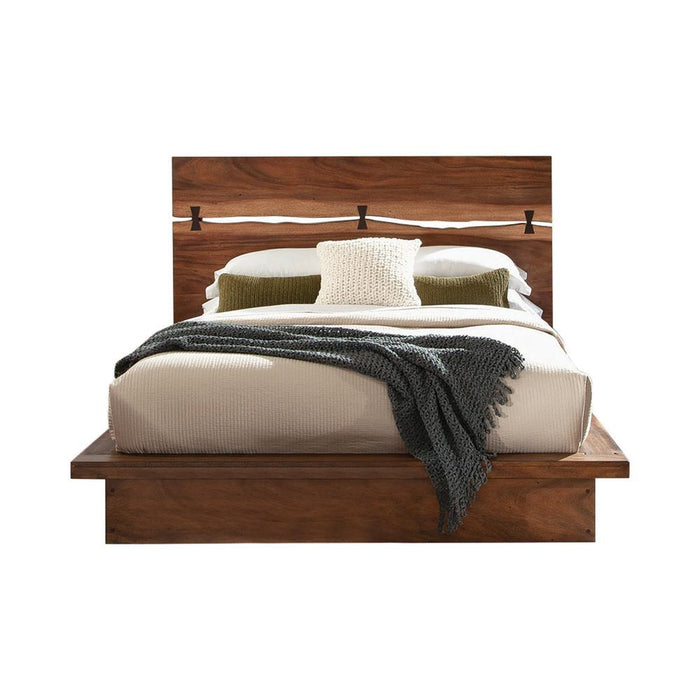 Winslow Storage Eastern King Bed Smokey Walnut and Coffee Bean - Premium Bed from Coaster Z2 Standard - Just $1698! Shop now at Furniture Wholesale Plus  We are the best furniture store in Nashville, Hendersonville, Goodlettsville, Madison, Antioch, Mount Juliet, Lebanon, Gallatin, Springfield, Murfreesboro, Franklin, Brentwood