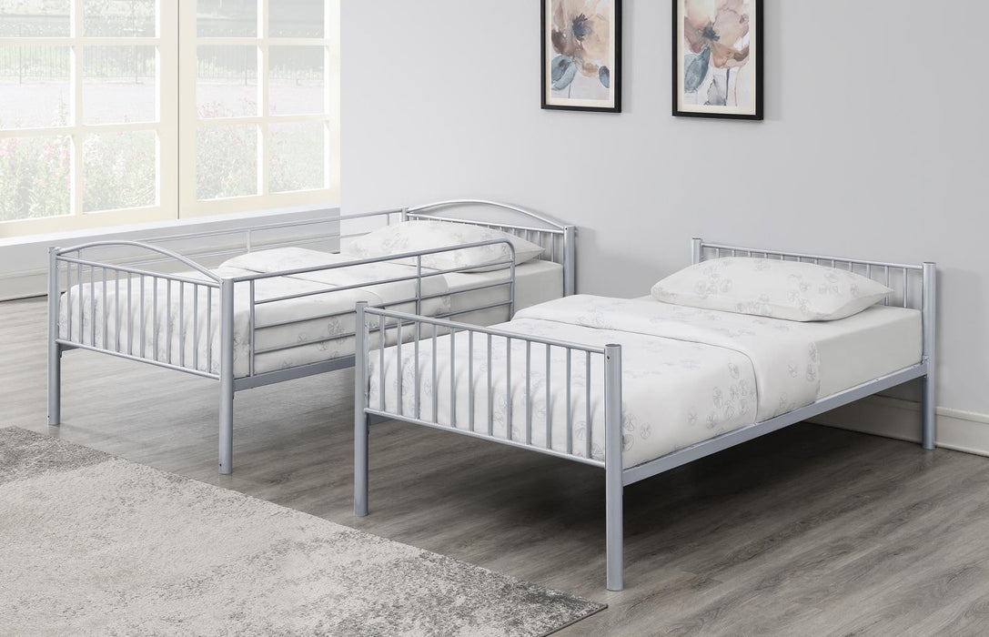 400730T TWIN/TWIN BUNK BED - Premium Bunk Bed from Coaster Z2 Standard - Just $338! Shop now at Furniture Wholesale Plus  We are the best furniture store in Nashville, Hendersonville, Goodlettsville, Madison, Antioch, Mount Juliet, Lebanon, Gallatin, Springfield, Murfreesboro, Franklin, Brentwood