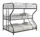 400778 F/T/F TRIPLE BUNK - Premium Bunk Bed from Coaster Z2 Standard - Just $538! Shop now at Furniture Wholesale Plus  We are the best furniture store in Nashville, Hendersonville, Goodlettsville, Madison, Antioch, Mount Juliet, Lebanon, Gallatin, Springfield, Murfreesboro, Franklin, Brentwood