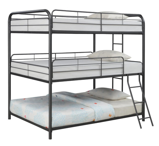 400779 F/F/F TRIPLE BUNK - Premium Bunk Bed from Coaster Z2 Standard - Just $578! Shop now at Furniture Wholesale Plus  We are the best furniture store in Nashville, Hendersonville, Goodlettsville, Madison, Antioch, Mount Juliet, Lebanon, Gallatin, Springfield, Murfreesboro, Franklin, Brentwood