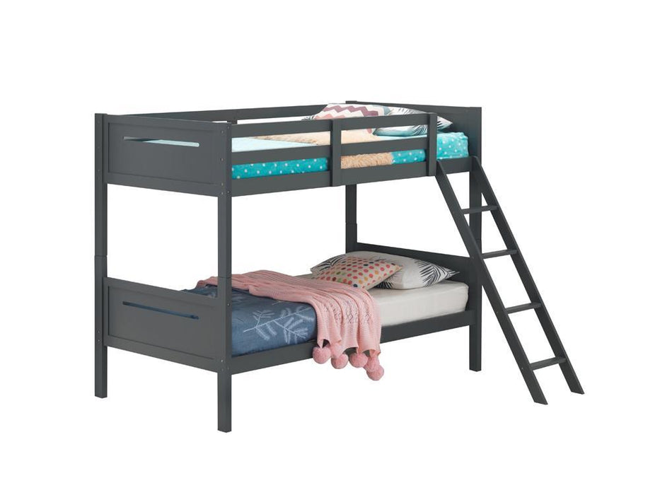 G405051 Twin/Twin Bunk Bed - Premium Bunk Bed from Coaster Z2 Standard - Just $418! Shop now at Furniture Wholesale Plus  We are the best furniture store in Nashville, Hendersonville, Goodlettsville, Madison, Antioch, Mount Juliet, Lebanon, Gallatin, Springfield, Murfreesboro, Franklin, Brentwood