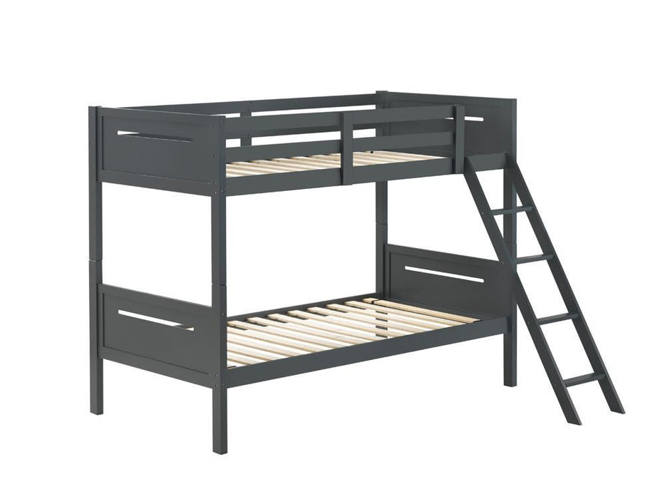 G405051 Twin/Twin Bunk Bed - Premium Bunk Bed from Coaster Z2 Standard - Just $418! Shop now at Furniture Wholesale Plus  We are the best furniture store in Nashville, Hendersonville, Goodlettsville, Madison, Antioch, Mount Juliet, Lebanon, Gallatin, Springfield, Murfreesboro, Franklin, Brentwood