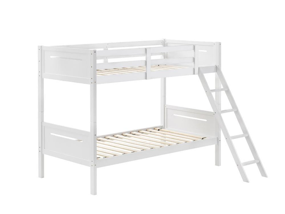 G405051 Twin/Twin Bunk Bed - Premium Bunk Bed from Coaster Z2 Standard - Just $418! Shop now at Furniture Wholesale Plus  We are the best furniture store in Nashville, Hendersonville, Goodlettsville, Madison, Antioch, Mount Juliet, Lebanon, Gallatin, Springfield, Murfreesboro, Franklin, Brentwood