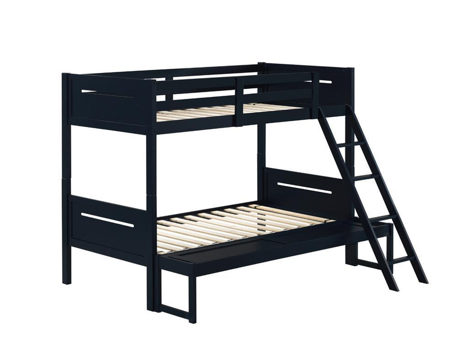 405052BLU TWIN/FULL BUNK BED - Premium Bunk Bed from Coaster Z2 Standard - Just $558! Shop now at Furniture Wholesale Plus  We are the best furniture store in Nashville, Hendersonville, Goodlettsville, Madison, Antioch, Mount Juliet, Lebanon, Gallatin, Springfield, Murfreesboro, Franklin, Brentwood