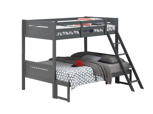 405052GRY TWIN/FULL BUNK BED - Premium Bunk Bed from Coaster Z2 Standard - Just $558! Shop now at Furniture Wholesale Plus  We are the best furniture store in Nashville, Hendersonville, Goodlettsville, Madison, Antioch, Mount Juliet, Lebanon, Gallatin, Springfield, Murfreesboro, Franklin, Brentwood