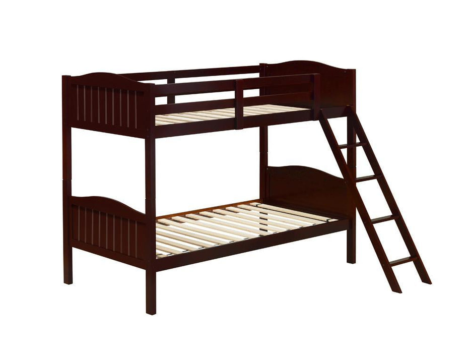 G405051 Twin/Twin Bunk Bed - Premium Bunk Bed from Coaster Z2 Standard - Just $418! Shop now at Furniture Wholesale Plus  We are the best furniture store in Nashville, Hendersonville, Goodlettsville, Madison, Antioch, Mount Juliet, Lebanon, Gallatin, Springfield, Murfreesboro, Franklin, Brentwood