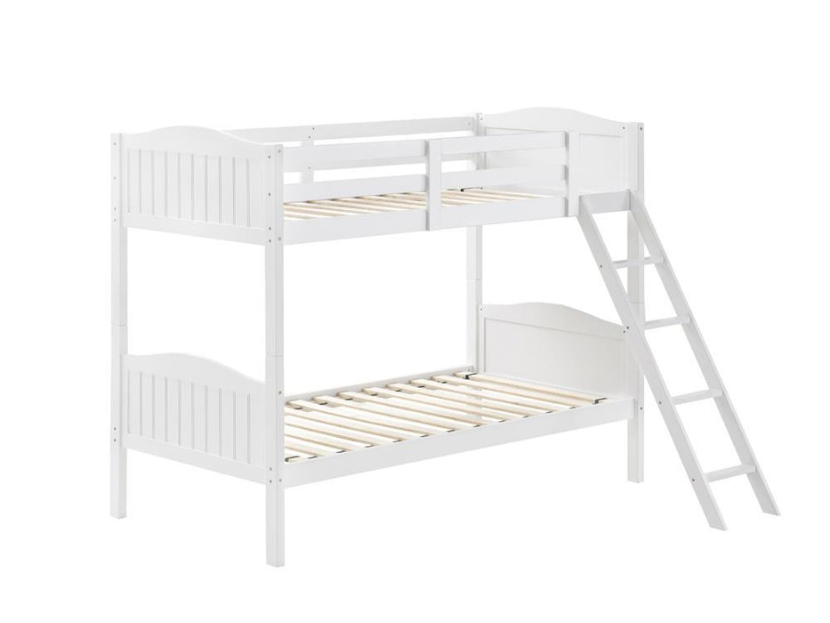 G405051 Twin/Twin Bunk Bed - Premium Bunk Bed from Coaster Z2 Standard - Just $418! Shop now at Furniture Wholesale Plus  We are the best furniture store in Nashville, Hendersonville, Goodlettsville, Madison, Antioch, Mount Juliet, Lebanon, Gallatin, Springfield, Murfreesboro, Franklin, Brentwood