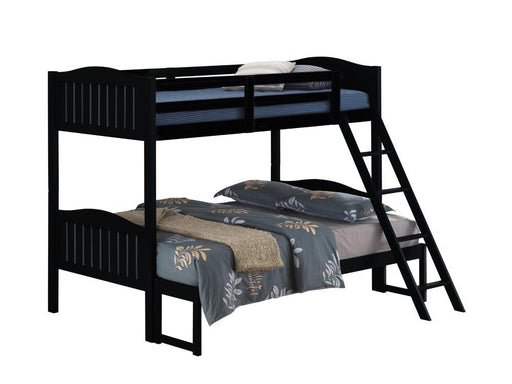 405054BLK TWIN/FULL BUNK BED - Premium Bunk Bed from Coaster Z2 Standard - Just $558! Shop now at Furniture Wholesale Plus  We are the best furniture store in Nashville, Hendersonville, Goodlettsville, Madison, Antioch, Mount Juliet, Lebanon, Gallatin, Springfield, Murfreesboro, Franklin, Brentwood