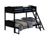 G405051 Twin/Full Bunk Bed - Premium Twin/Full Bunk Bed from Coaster Z2 Standard - Just $558! Shop now at Furniture Wholesale Plus  We are the best furniture store in Nashville, Hendersonville, Goodlettsville, Madison, Antioch, Mount Juliet, Lebanon, Gallatin, Springfield, Murfreesboro, Franklin, Brentwood