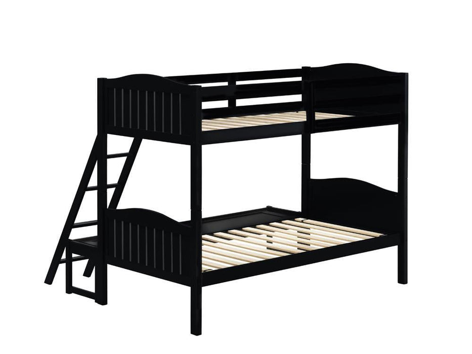 405054BLK TWIN/FULL BUNK BED - Premium Bunk Bed from Coaster Z2 Standard - Just $558! Shop now at Furniture Wholesale Plus  We are the best furniture store in Nashville, Hendersonville, Goodlettsville, Madison, Antioch, Mount Juliet, Lebanon, Gallatin, Springfield, Murfreesboro, Franklin, Brentwood