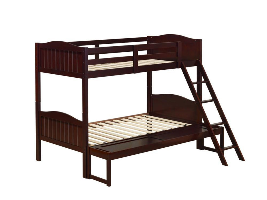 G405051 Twin/Full Bunk Bed - Premium Bunk Bed from Coaster Z2 Standard - Just $558! Shop now at Furniture Wholesale Plus  We are the best furniture store in Nashville, Hendersonville, Goodlettsville, Madison, Antioch, Mount Juliet, Lebanon, Gallatin, Springfield, Murfreesboro, Franklin, Brentwood