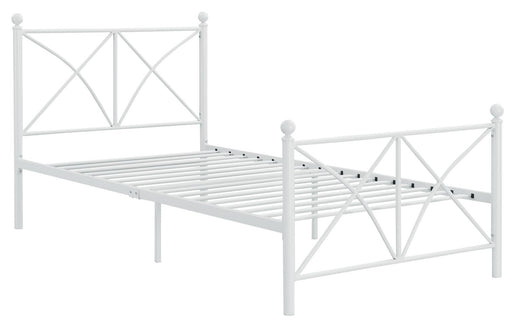 Hart Twin Platform Bed White - Premium Bed from Coaster Z2 Standard - Just $170! Shop now at Furniture Wholesale Plus  We are the best furniture store in Nashville, Hendersonville, Goodlettsville, Madison, Antioch, Mount Juliet, Lebanon, Gallatin, Springfield, Murfreesboro, Franklin, Brentwood