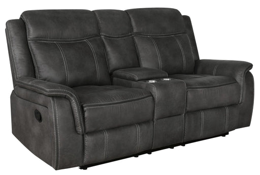 603505 MOTION LOVESEAT W/ CONSOLE - Premium Loveseat from Coaster Z2 Standard - Just $1038! Shop now at Furniture Wholesale Plus  We are the best furniture store in Nashville, Hendersonville, Goodlettsville, Madison, Antioch, Mount Juliet, Lebanon, Gallatin, Springfield, Murfreesboro, Franklin, Brentwood