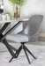 Paulita Upholstered Swivel Side Chairs (Set Of 2) Grey And Gunmetal - Premium Dining Chair from Coaster Z2 Standard - Just $216! Shop now at Furniture Wholesale Plus  We are the best furniture store in Nashville, Hendersonville, Goodlettsville, Madison, Antioch, Mount Juliet, Lebanon, Gallatin, Springfield, Murfreesboro, Franklin, Brentwood