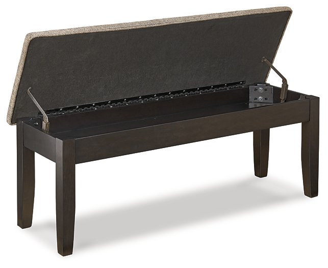 Ambenrock 48" Upholstered Dining Storage Bench - Premium Bench from Ashley Furniture - Just $160.89! Shop now at Furniture Wholesale Plus  We are the best furniture store in Nashville, Hendersonville, Goodlettsville, Madison, Antioch, Mount Juliet, Lebanon, Gallatin, Springfield, Murfreesboro, Franklin, Brentwood