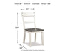 Nelling Dining Chair - Premium Dining Chair from Ashley Furniture - Just $80.44! Shop now at Furniture Wholesale Plus  We are the best furniture store in Nashville, Hendersonville, Goodlettsville, Madison, Antioch, Mount Juliet, Lebanon, Gallatin, Springfield, Murfreesboro, Franklin, Brentwood