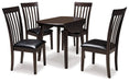 Hammis Dining Set - Premium Dining Room Set from Ashley Furniture - Just $301.68! Shop now at Furniture Wholesale Plus  We are the best furniture store in Nashville, Hendersonville, Goodlettsville, Madison, Antioch, Mount Juliet, Lebanon, Gallatin, Springfield, Murfreesboro, Franklin, Brentwood
