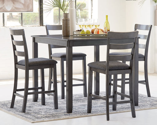 Bridson Counter Height Dining Table and Bar Stools (Set of 5) - Premium Counter Height Table from Ashley Furniture - Just $442.44! Shop now at Furniture Wholesale Plus  We are the best furniture store in Nashville, Hendersonville, Goodlettsville, Madison, Antioch, Mount Juliet, Lebanon, Gallatin, Springfield, Murfreesboro, Franklin, Brentwood