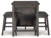 Caitbrook Counter Height Dining Table and Bar Stools (Set of 3) - Premium Counter Height Table from Ashley Furniture - Just $402.22! Shop now at Furniture Wholesale Plus  We are the best furniture store in Nashville, Hendersonville, Goodlettsville, Madison, Antioch, Mount Juliet, Lebanon, Gallatin, Springfield, Murfreesboro, Franklin, Brentwood
