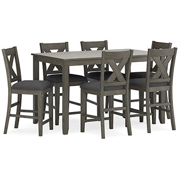 Caitbrook Counter Height Dining Table and Bar Stools (Set of 7) - Premium Counter Height Table from Ashley Furniture - Just $724! Shop now at Furniture Wholesale Plus  We are the best furniture store in Nashville, Hendersonville, Goodlettsville, Madison, Antioch, Mount Juliet, Lebanon, Gallatin, Springfield, Murfreesboro, Franklin, Brentwood