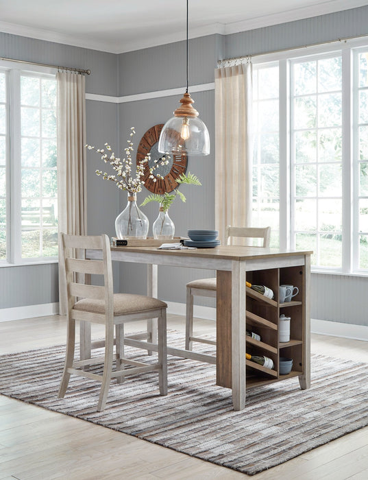 Skempton Counter Height Dining Set - Premium Barstool Set from Ashley Furniture - Just $482.66! Shop now at Furniture Wholesale Plus  We are the best furniture store in Nashville, Hendersonville, Goodlettsville, Madison, Antioch, Mount Juliet, Lebanon, Gallatin, Springfield, Murfreesboro, Franklin, Brentwood